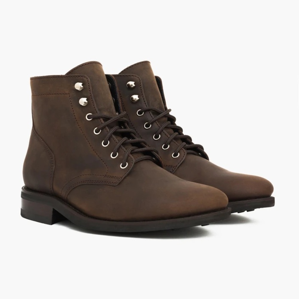 21 Men Lace up brown boots